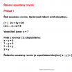 Soustavy lineárních rovnic a počty jejich řešení